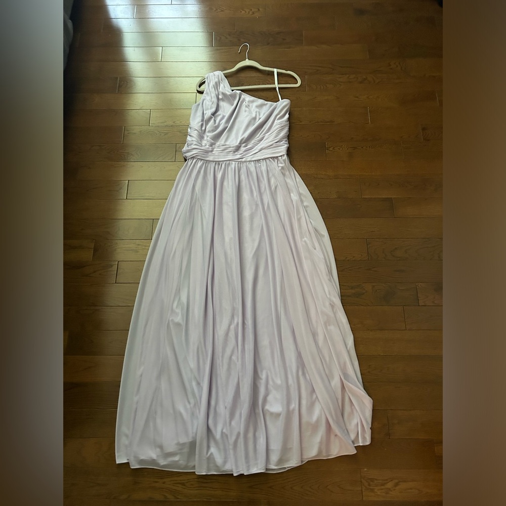 David’s Bridal Bridesmaids dress in Lilac